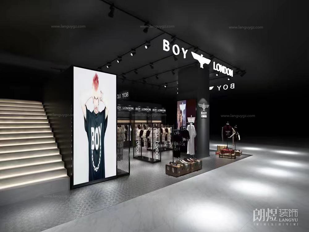 商場(chǎng)男裝店門(mén)頭裝修效果圖