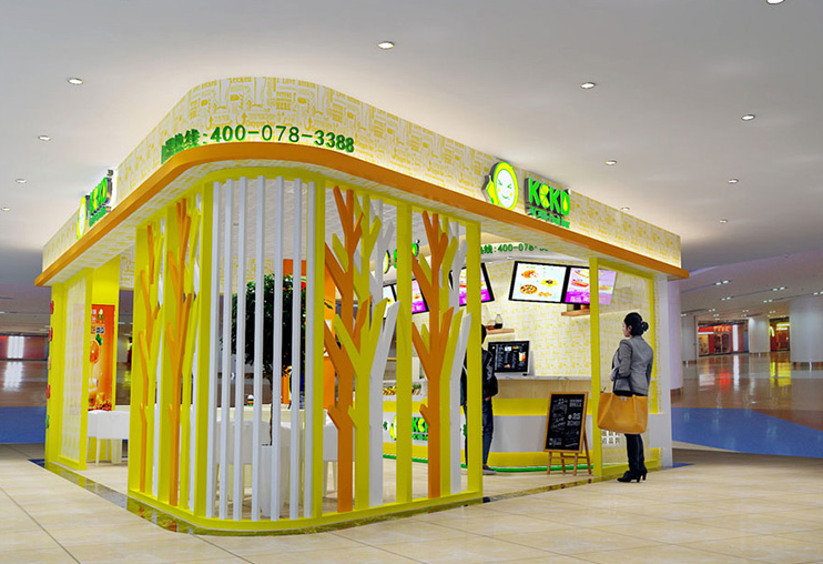 時尚女裝店鋪門頭設(shè)計(jì)圖片